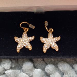 ⭐️Coach Gold and Rhinestones Starfish Earrings⭐️